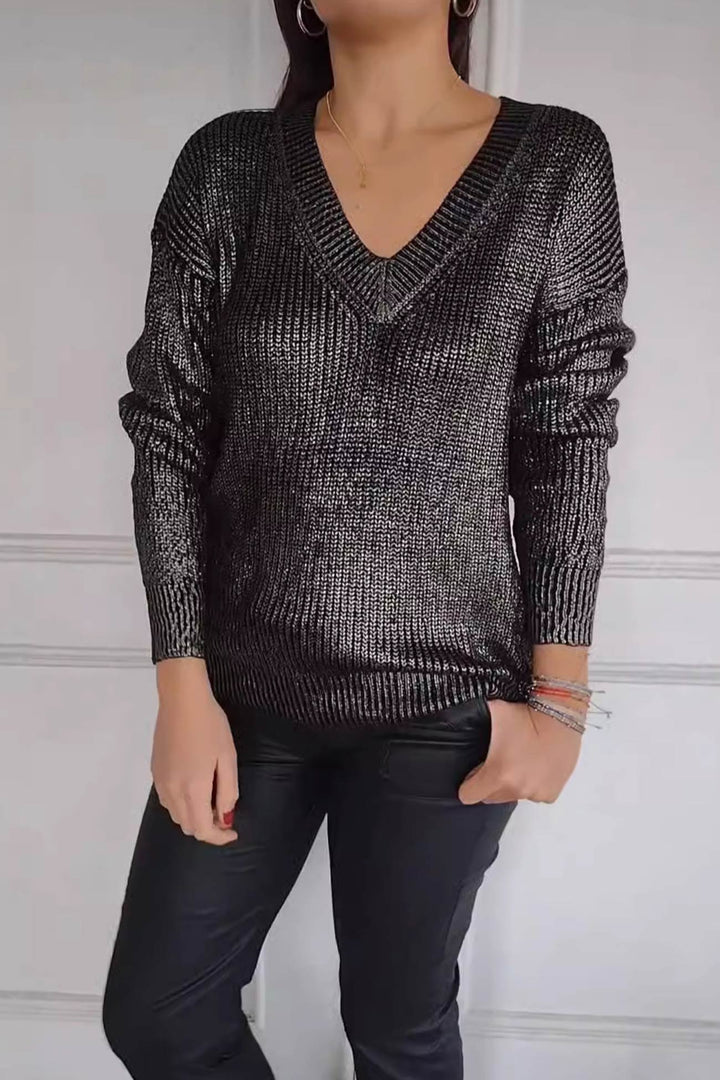 Stilla | Let Silke Sweater Med V-hals