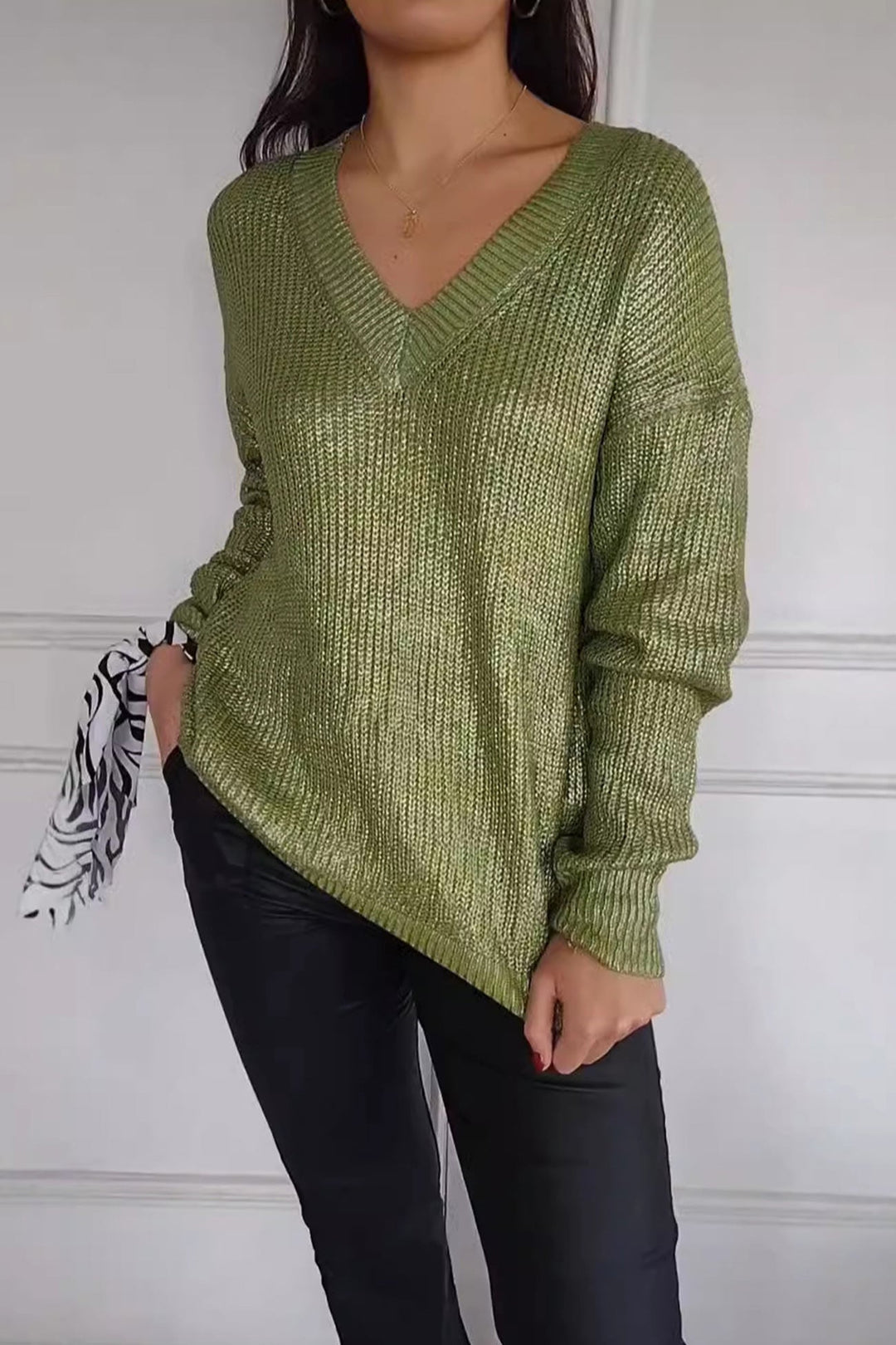 Stilla | Let Silke Sweater Med V-hals