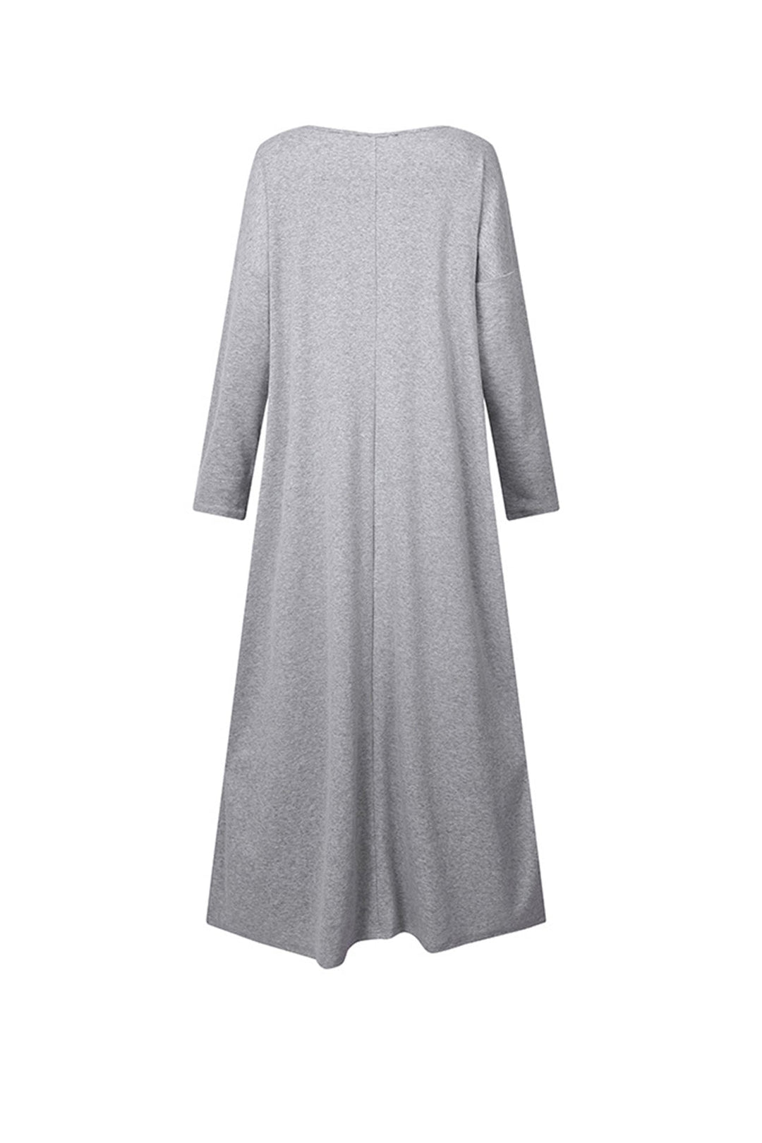 Stilla | Sweatshirtkjole Med V-udskæring Og Slidskant