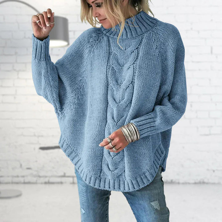Stilla | Pullover Lang Af Grov Maske Til Kvinder