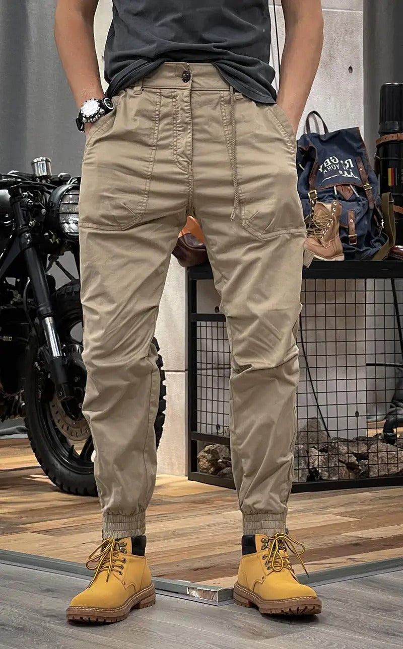 Stilla | Stretch cargo bukser med lommer