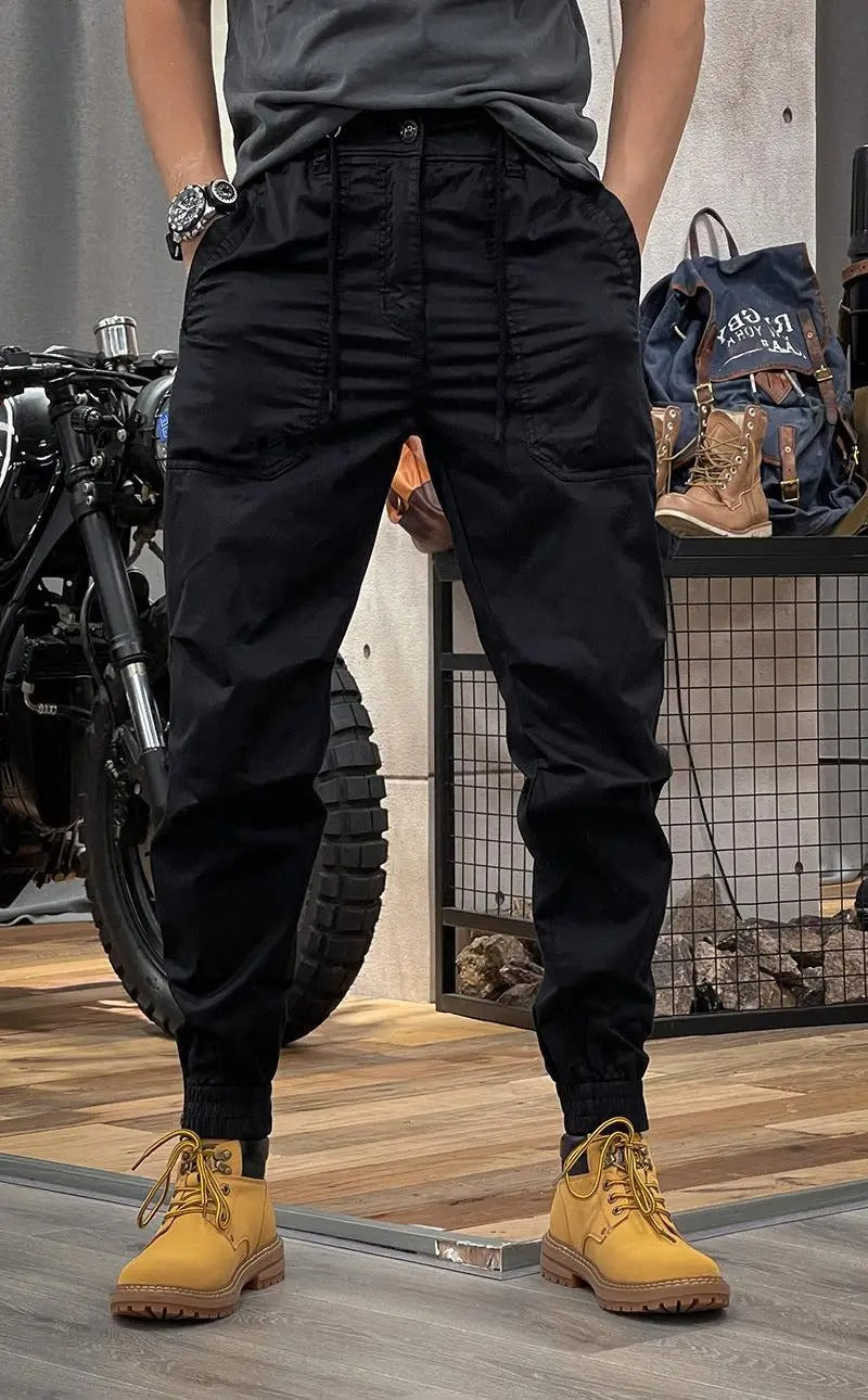 Stilla | Stretch cargo bukser med lommer