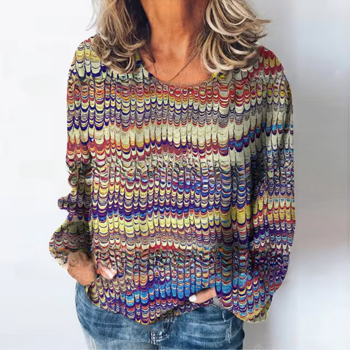 Stilla | Lækkert Sweatshirt Med En Farvegradient
