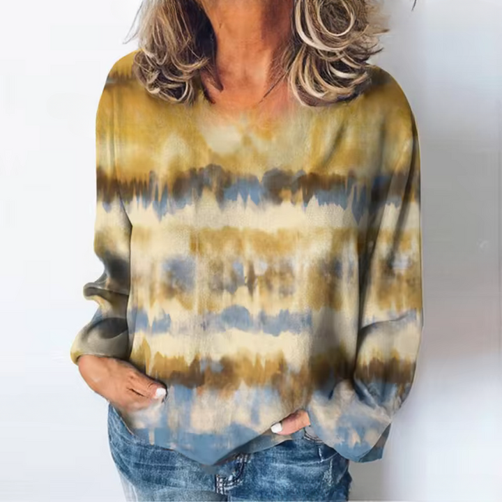 Stilla | Lækkert Sweatshirt Med En Farvegradient