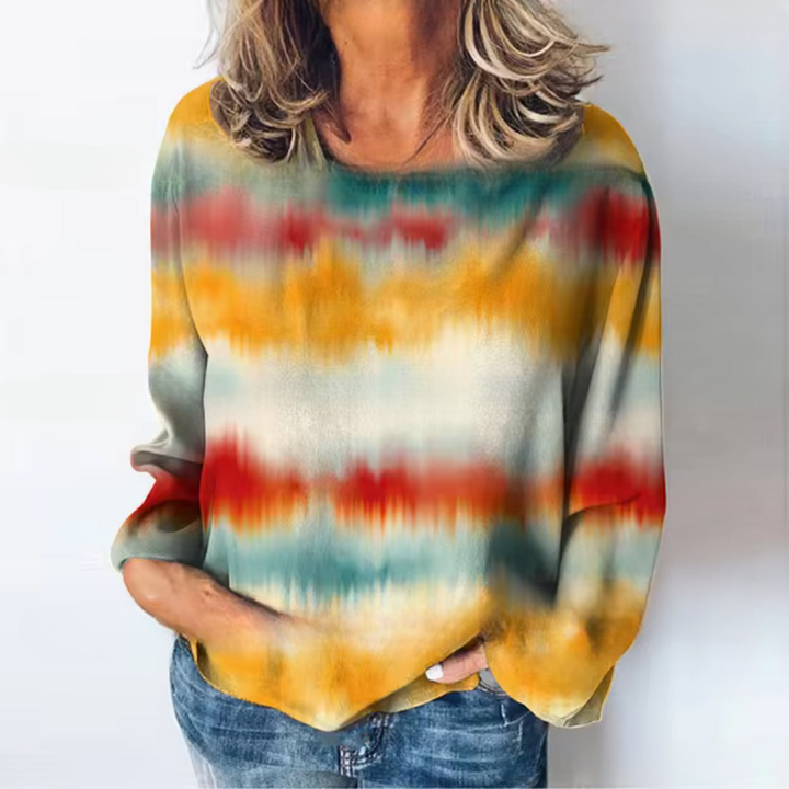 Stilla | Lækkert Sweatshirt Med En Farvegradient