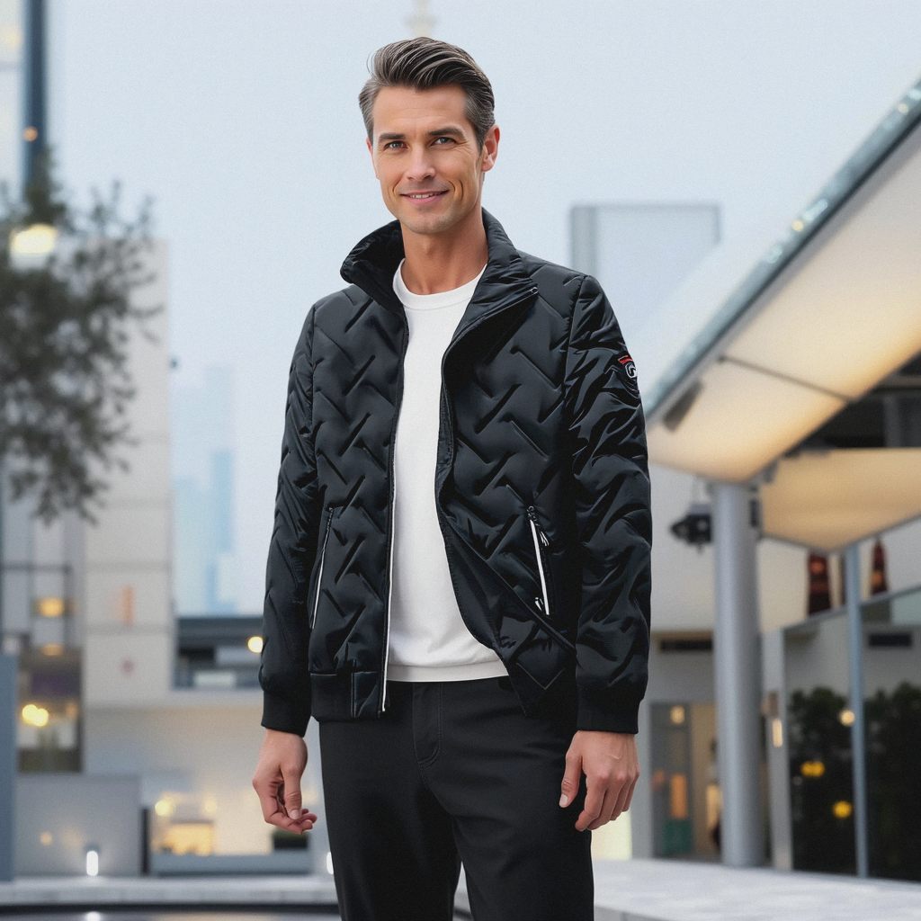 Stilla | Steppjakke Modern Casual - Stilfuld Overgangsjakke til Hverdag & Fritid