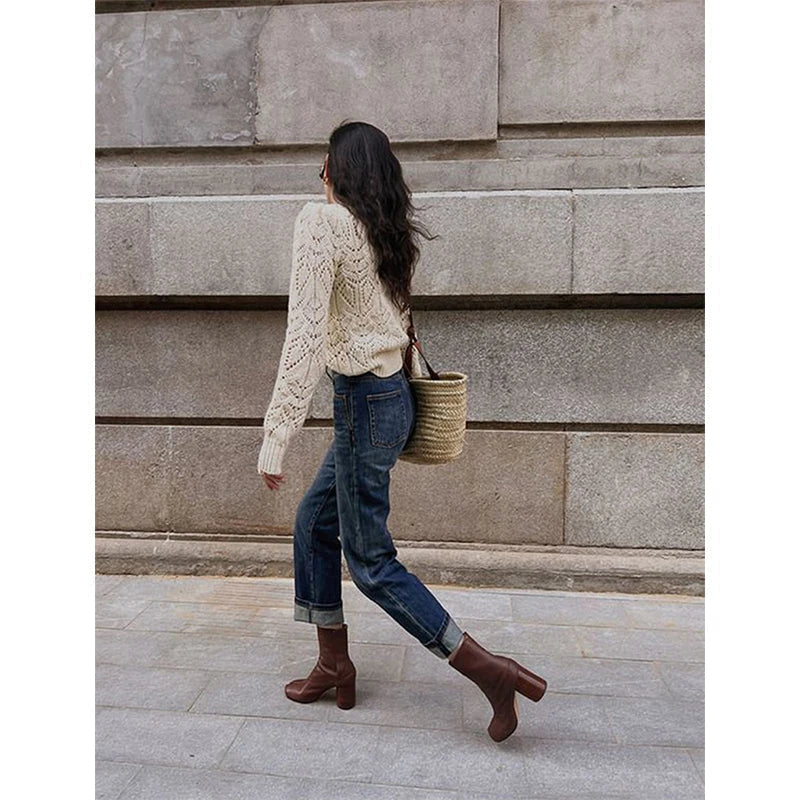 Stilla | Elegant og Behagelig Strikket Pullover til Damer