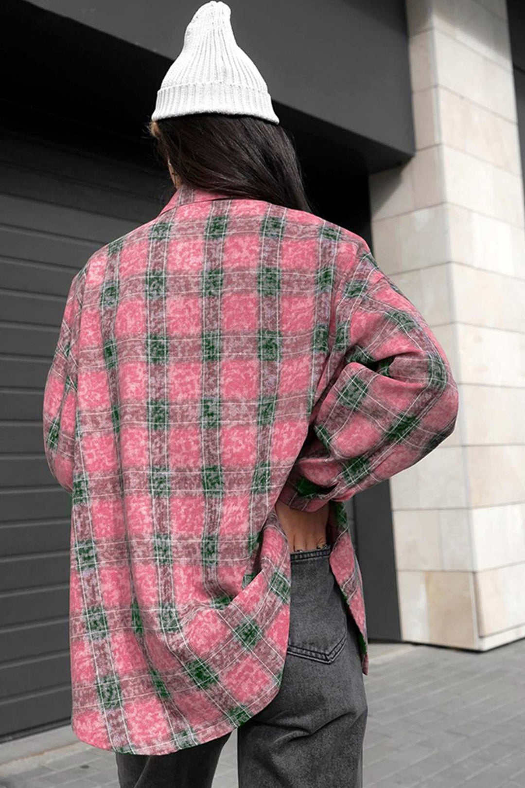 Stilla | Vintage Ternet Overdimensioneret Bluse