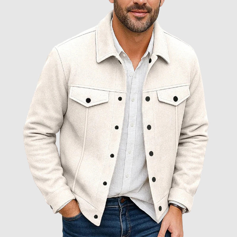 Stilla | Look Button-Up Kunstlæderjakke