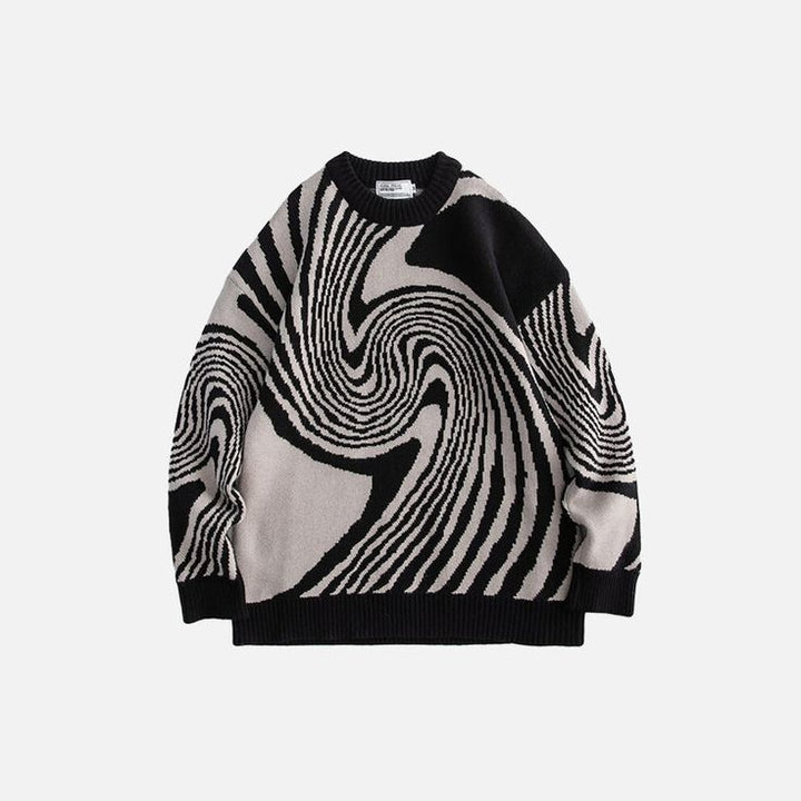Stilla | Virvelmønster-trøje til trendy outfits