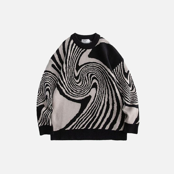 Stilla | Spiralform Strikket Pullover Til Damer