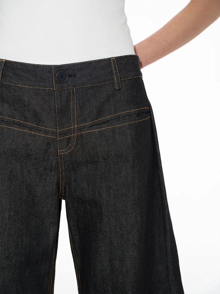 Stilla | Baggy Lav Talje Jeans Dame