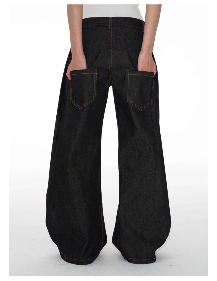 Stilla | Baggy Lav Talje Jeans Dame