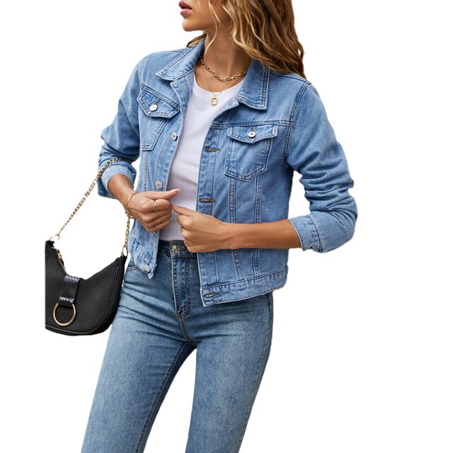Stilla | Fritidsjakke I Denim-look Til Damer