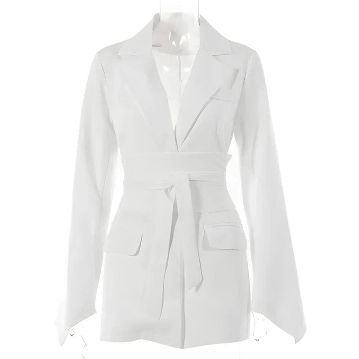 Stilla | Mini Blazer Med Bælte Til Damer