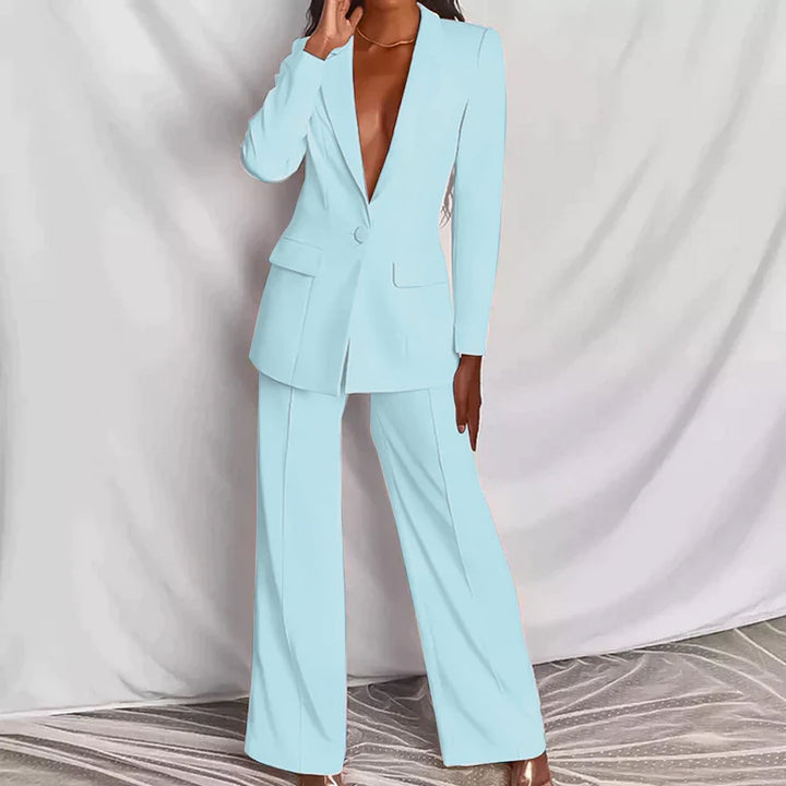 Stilla | Elegant Sæt Bestående Af En Luksuriøs Blazer Og Elegante Bukser