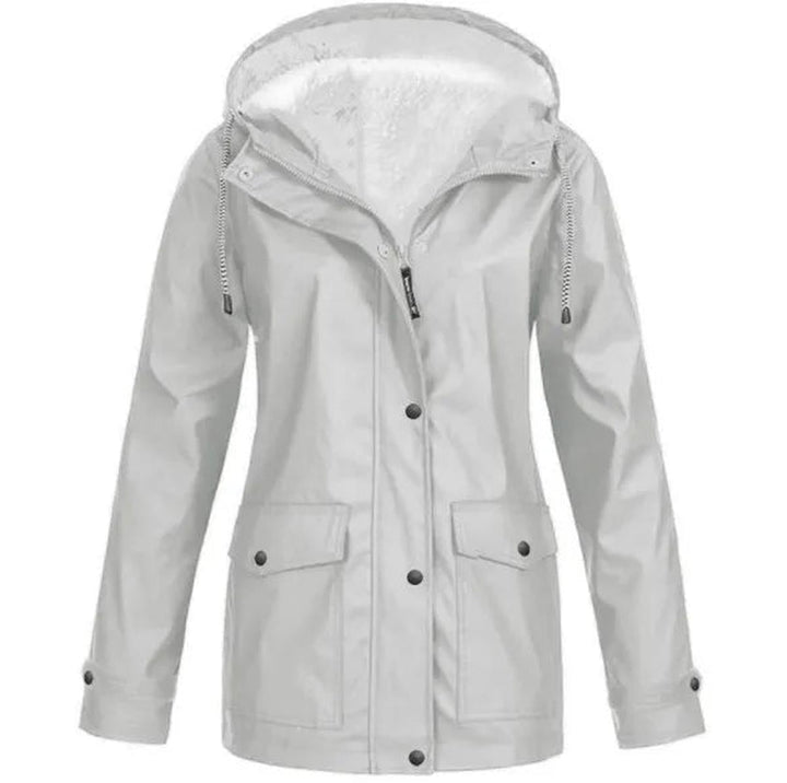 Stilla | Fleece Outdoor-jakke med hætte - Damejakke