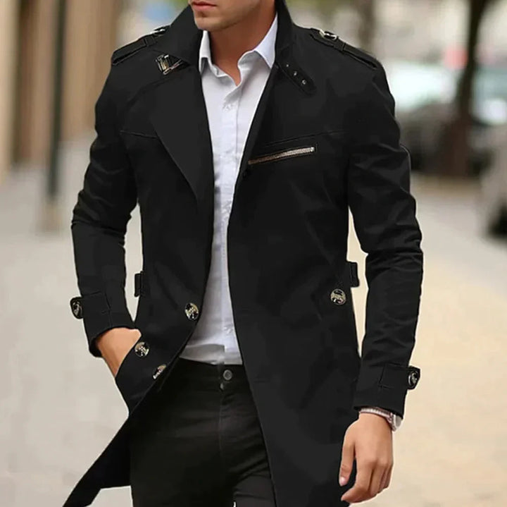 Stilla | Herre-Trenchcoat - Klassisk Old Money Stil