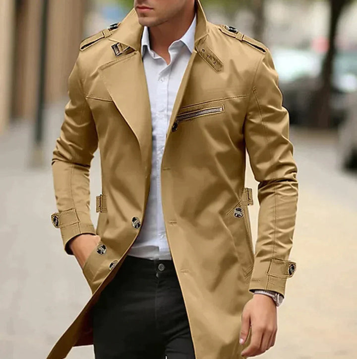 Stilla | Herre-Trenchcoat - Klassisk Old Money Stil