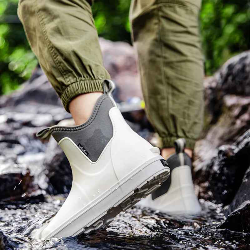 Stilla | Gummi Reg Støvler - Stilfuld og Komfortabelt Outdoor Fodtøj