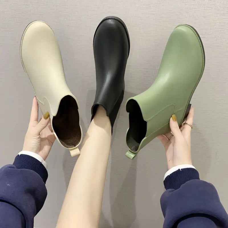 Stilla | Slip-On Reg Støvler - Behageligt Polstret Design til Kvinder