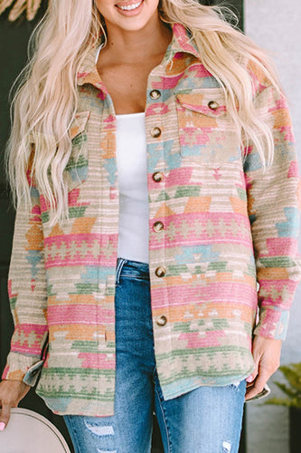 Stilla | Blazer Med Enkel Knaplukning I Westerntryk