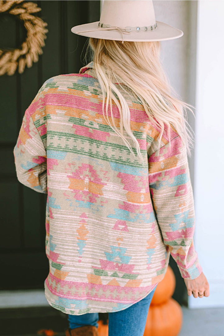 Stilla | Blazer Med Enkel Knaplukning I Westerntryk