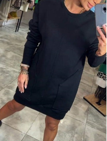 Stilla | Lækkert Sweatshirt Kjole