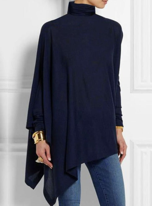 Stilla | Elegant Asymmetrisk Fleece Overdel til Damer