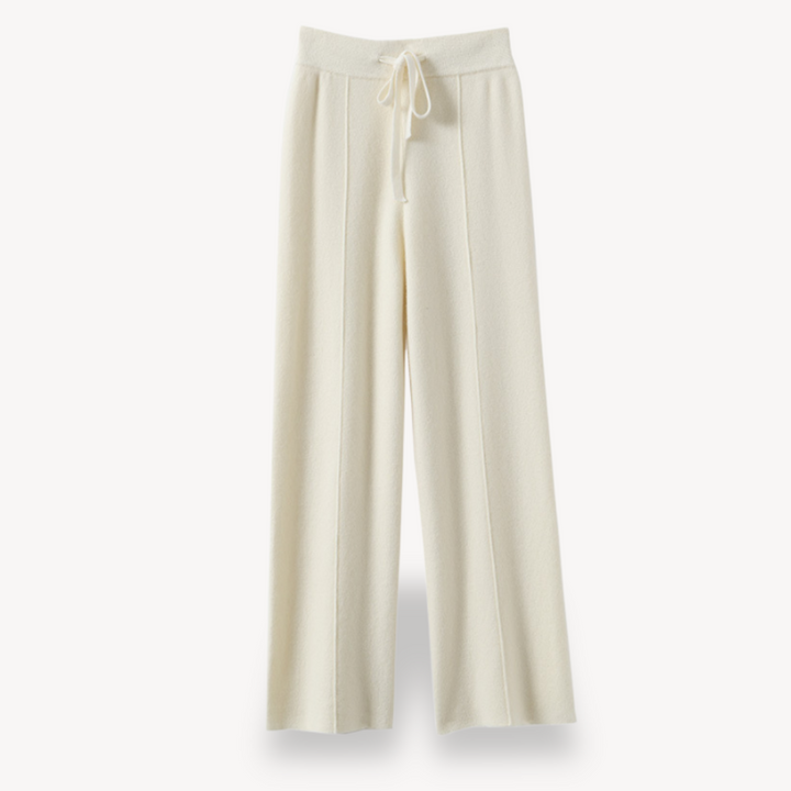 Stilla | Kvinders Cashmere Bredbenede Bukser Luksuriøs Loungewear