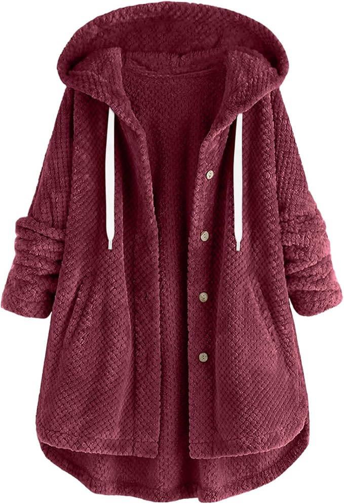 Stilla | Oversize Frakke Varm Damfrakke Med Fleece For, Stilfuld Og Behagelig