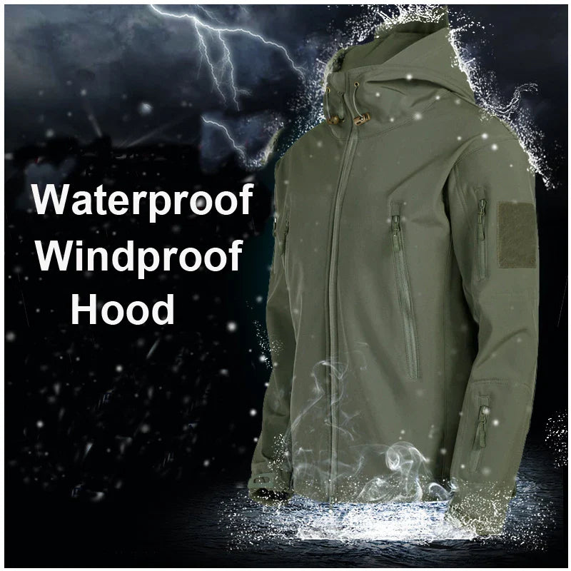 Stilla | Softshell Hoodie - Vandtæt jakke til mænd