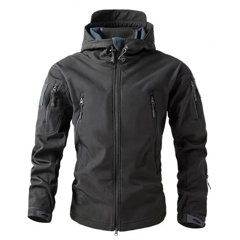 Stilla | Softshell Hoodie - Vandtæt jakke til mænd