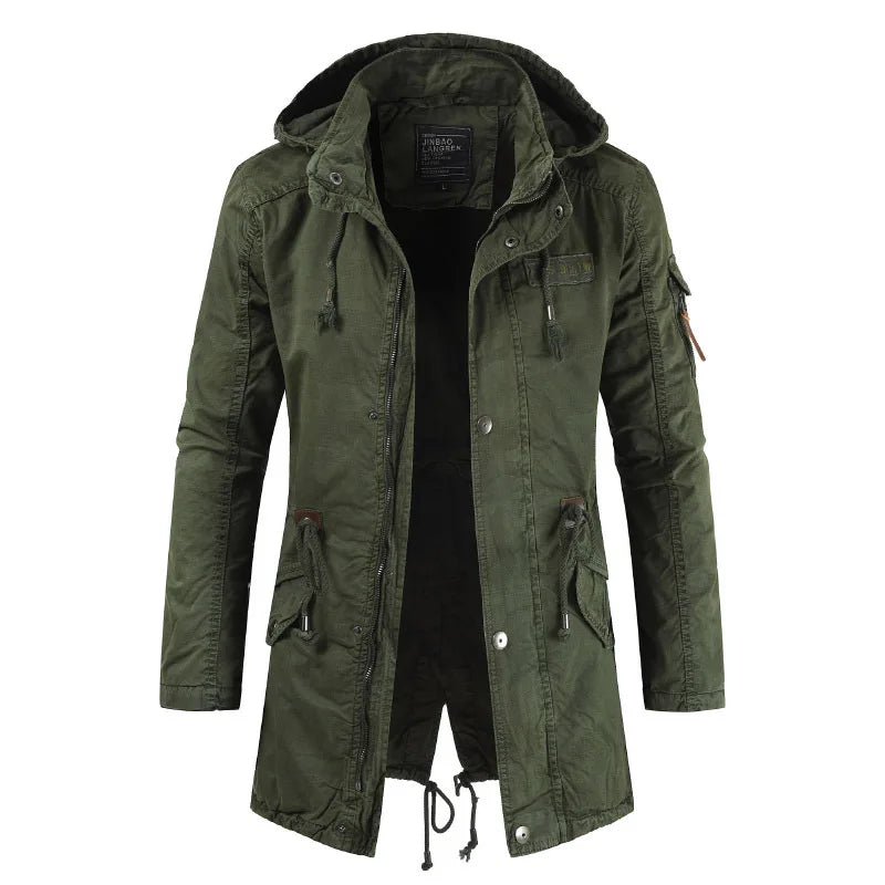 Stilla | Herre Parka Fleece - Behagelig Vindjakke