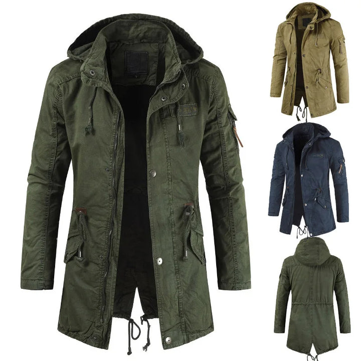 Stilla | Herre Parka Fleece - Behagelig Vindjakke