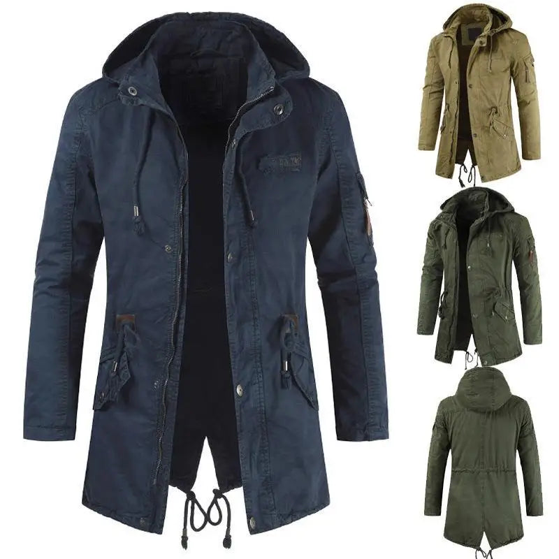 Stilla | Herre Parka Fleece - Behagelig Vindjakke