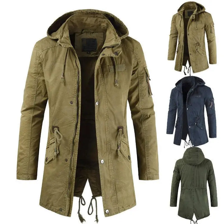 Stilla | Herre Parka Fleece - Behagelig Vindjakke
