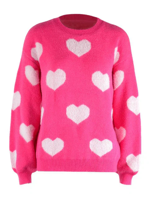 Stilla | Blød og Behagelig Sweater Med Hjerter
