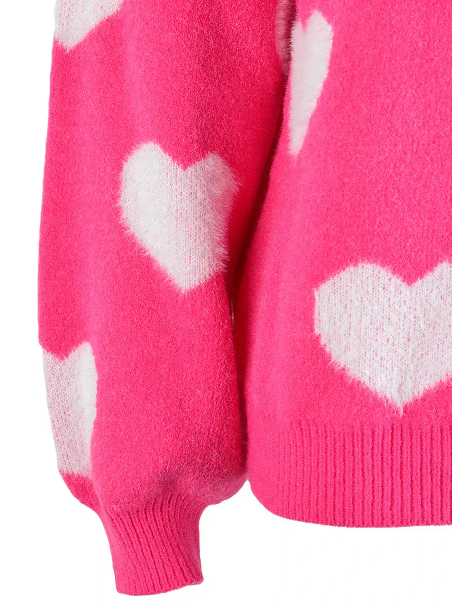 Stilla | Blød og Behagelig Sweater Med Hjerter
