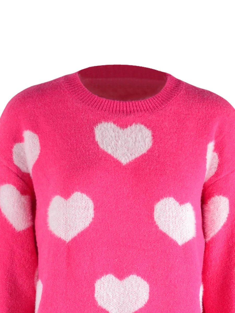 Stilla | Blød og Behagelig Sweater Med Hjerter