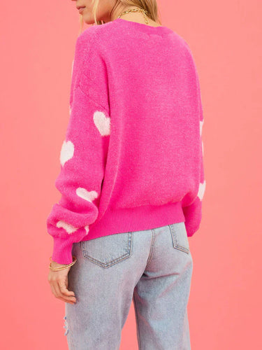 Stilla | Blød og Behagelig Sweater Med Hjerter