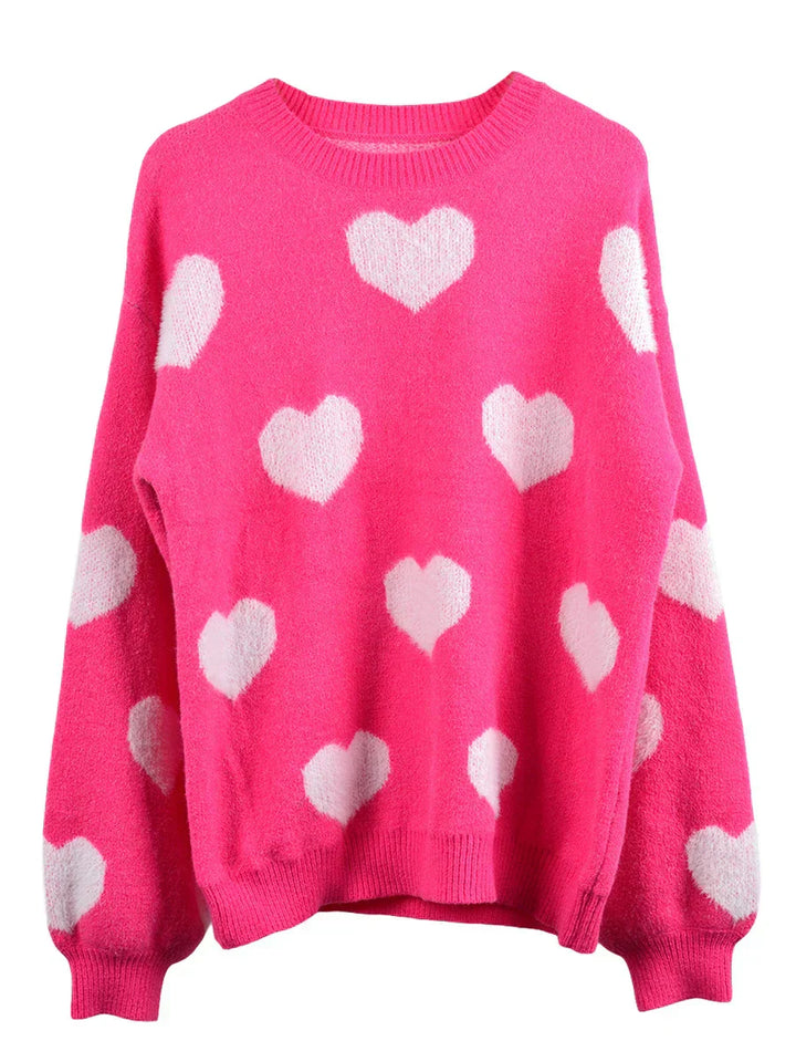 Stilla | Blød og Behagelig Sweater Med Hjerter