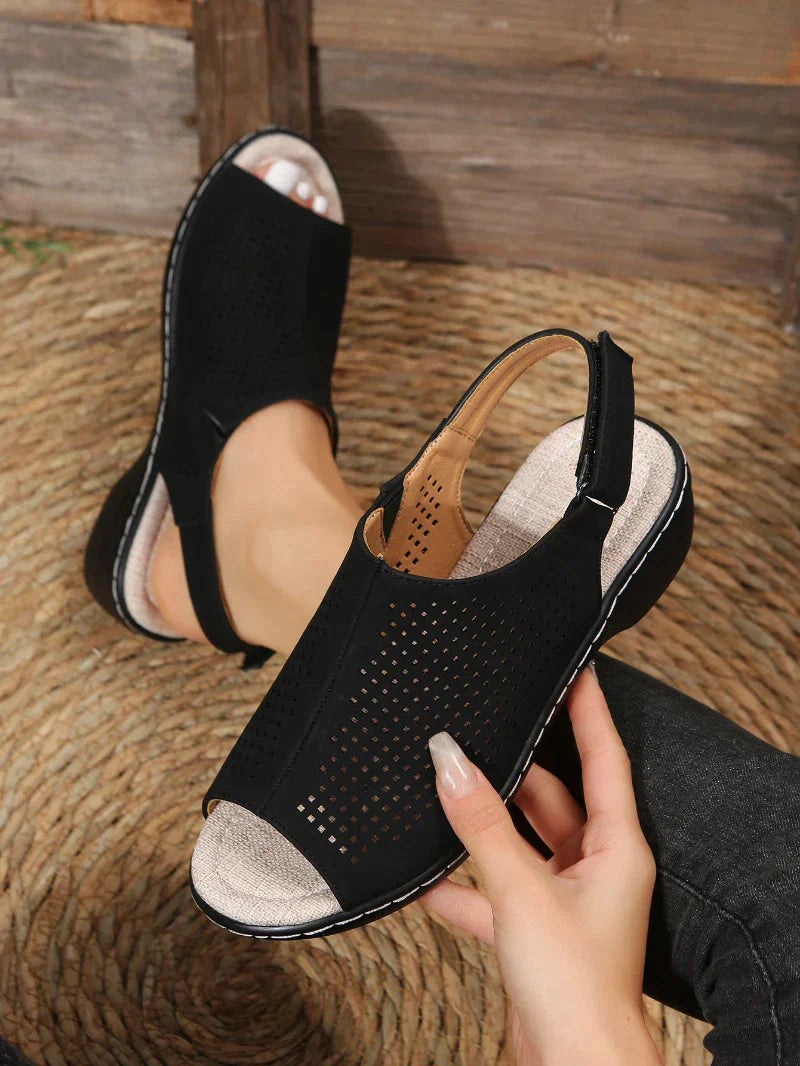 Stilla | Orthopædisk Peep Toe Sandaler