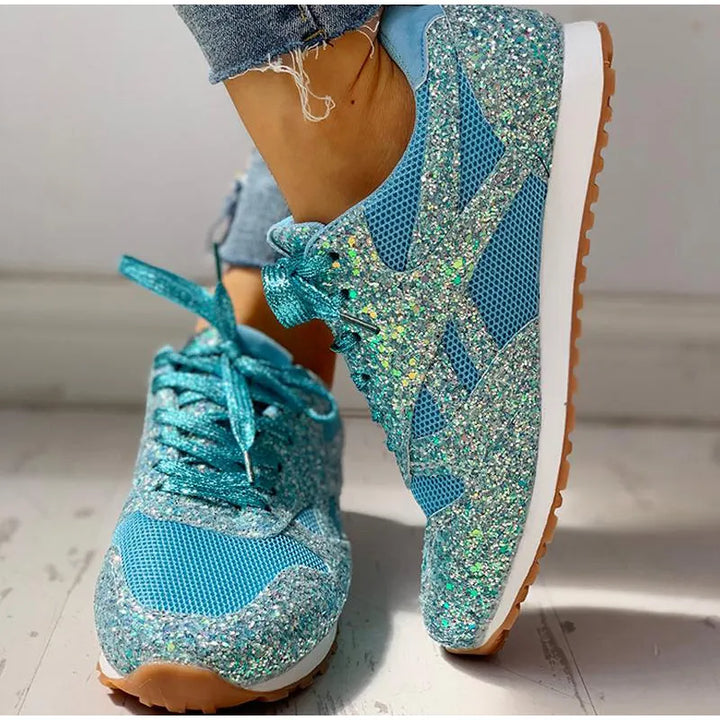 Stilla | Sportssko Med Pailletter Glimmer