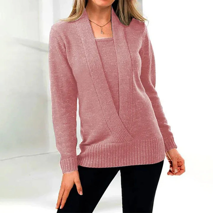 Stilla | Varmer & Mere Behagelig Dames Vinter Strikpullover