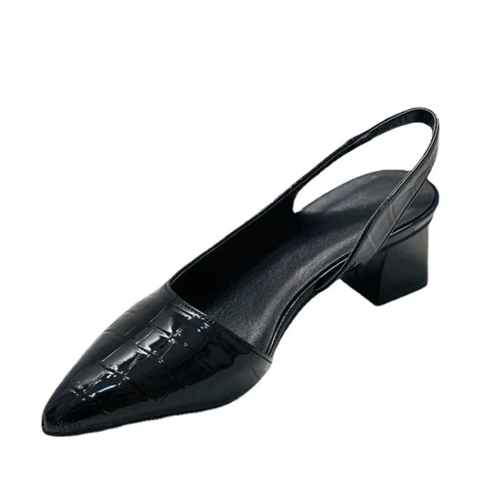Pumps med Brun Farve & Klassisk Design Skovae