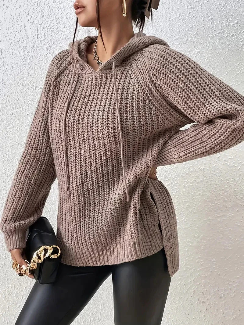 Stilla | Casual strik-hættepullover