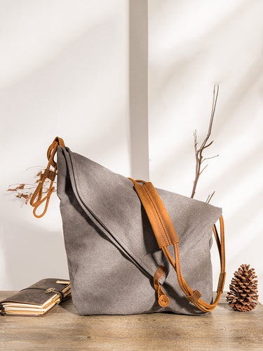 Stilla | Damer Canvas Og Læder Crossbody Taske