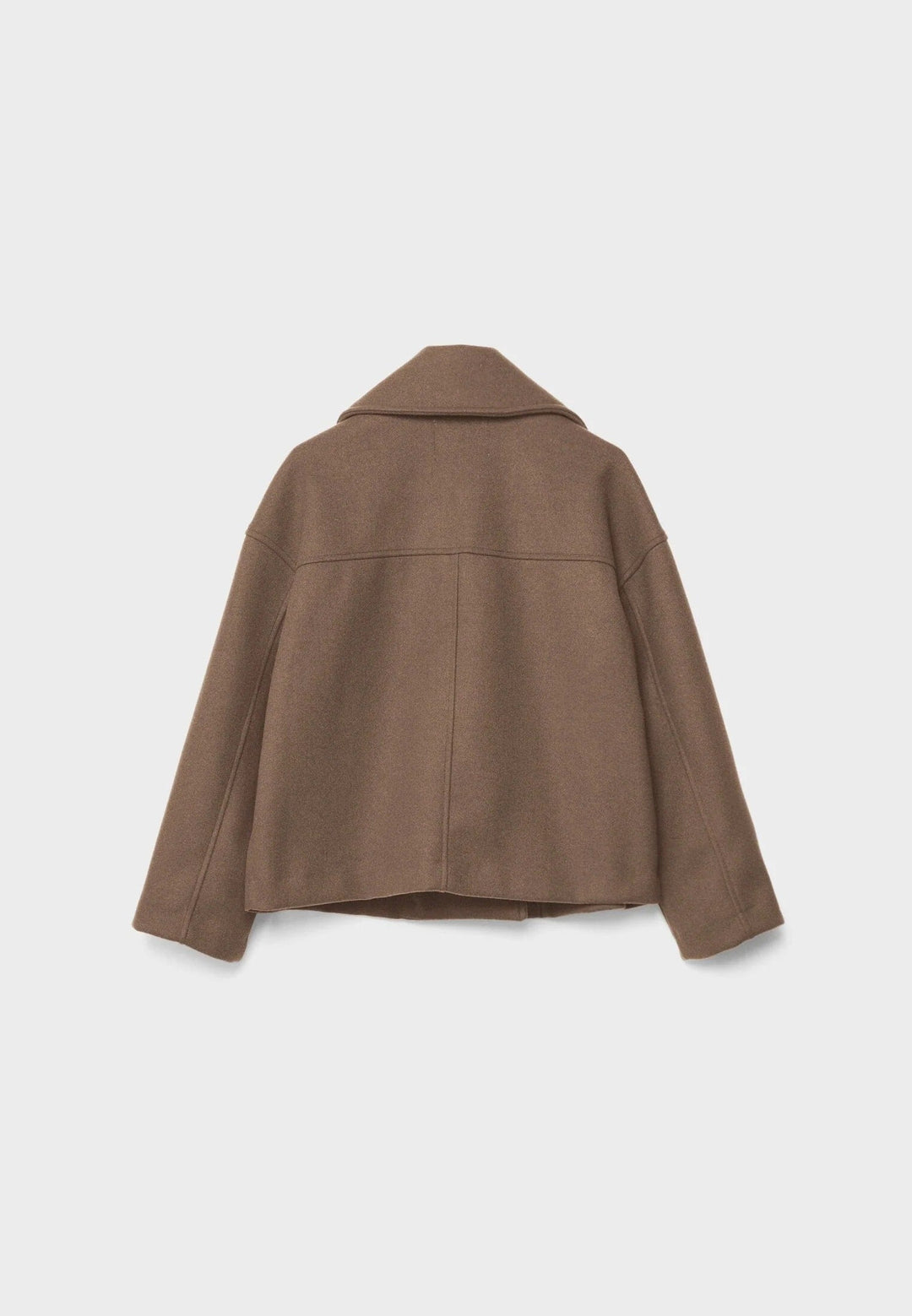 Stilla | Cropped Dobbeltbrystet Frakke Boxy Kort Jakke