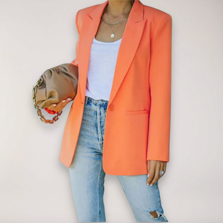 Stilla | Oversize Blazer – Enkeltstående med Reversjakke til Elegant Lagdeling